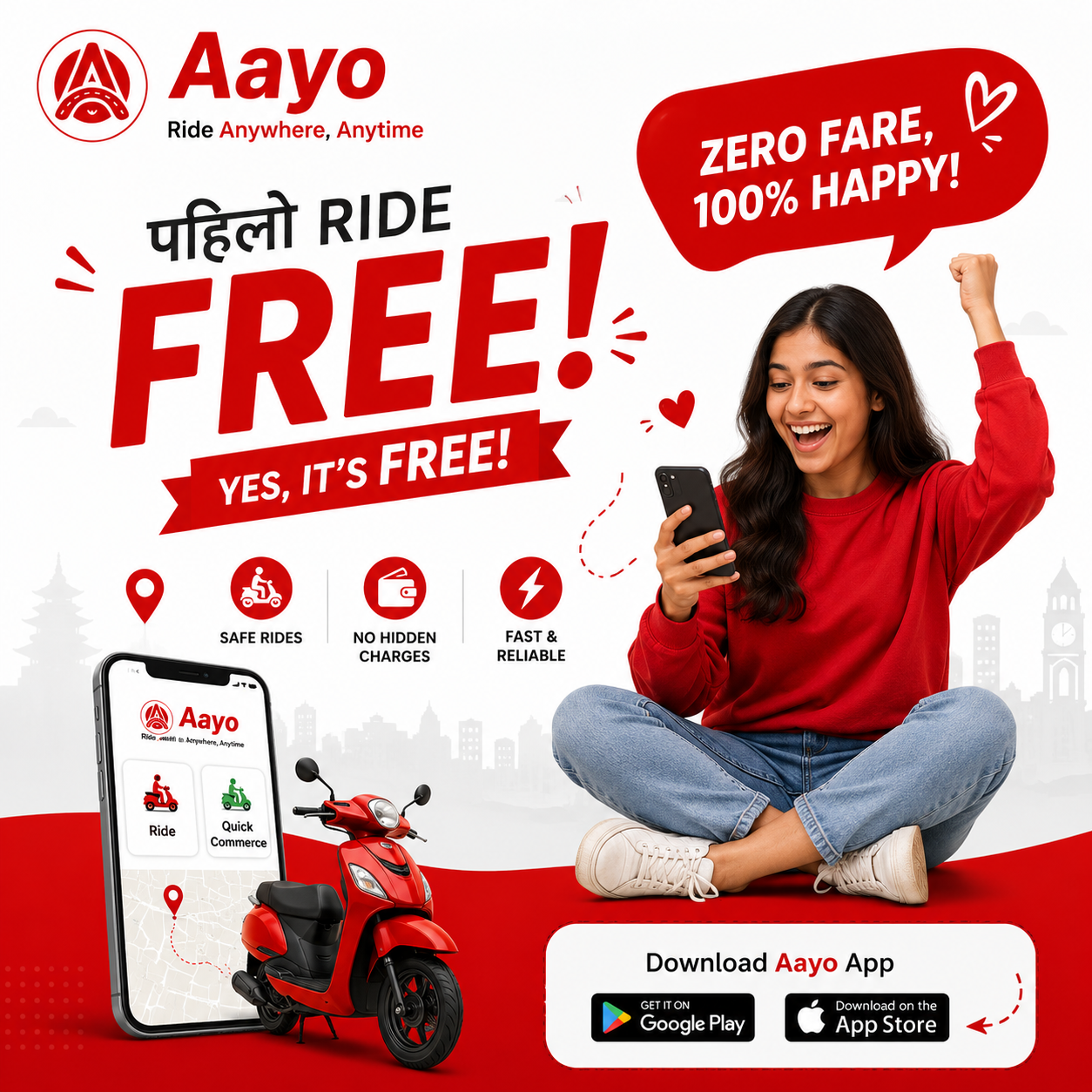 Best Ride Sharing App in Birgunj | Aayo Rides Nepal